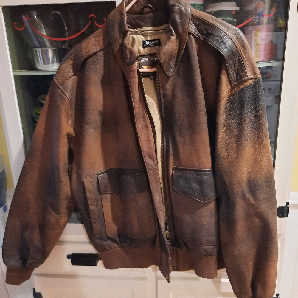1980s Leather Flight Jacket